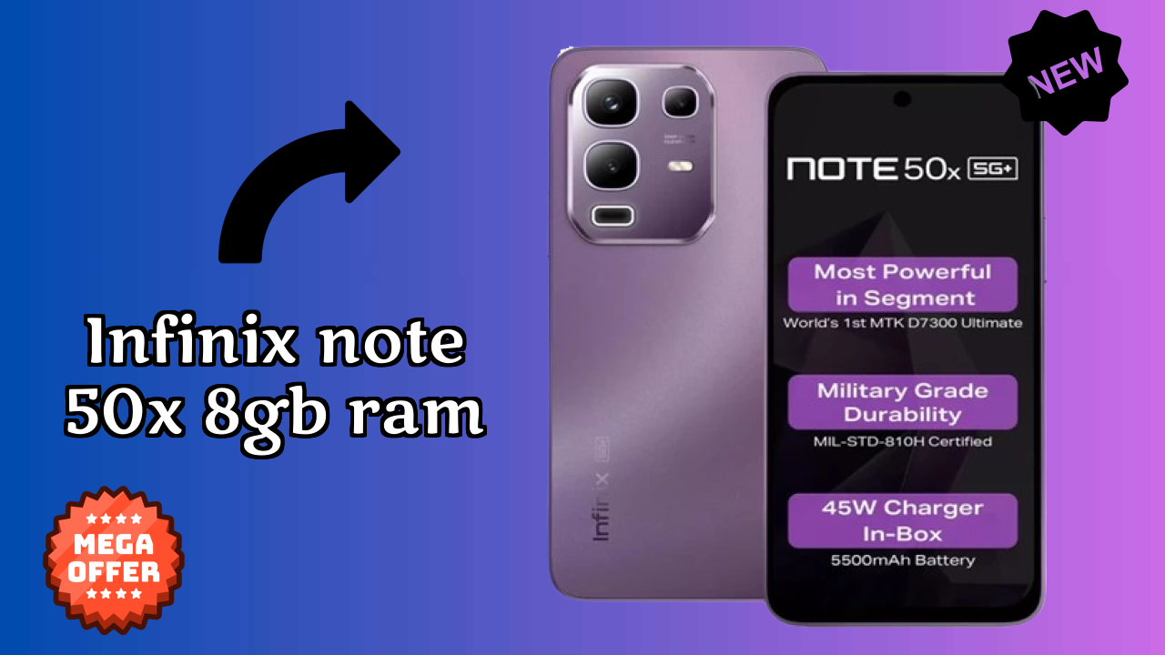 Infinix Note 50X 8GB RAM बैटरी लाइफ: 5500 MAh धीरज टेस्ट