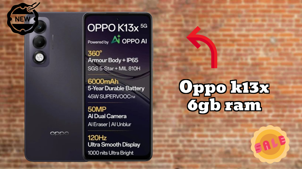 OPPO K13x 6GB RAM डिस्प्ले रिव्यु: 6.67 Inches (16.94 Cm) स्क्रीन क्वॉलिटी
