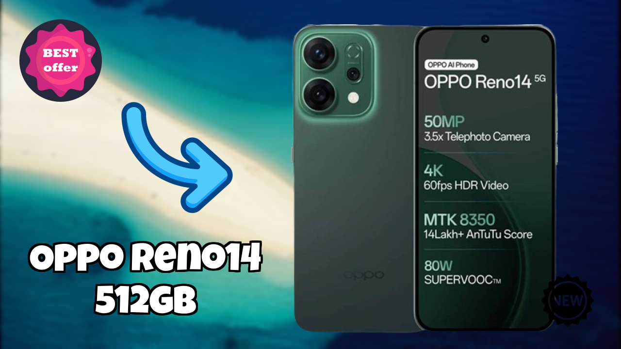 OPPO Reno14 512GB बैटरी टेस्ट: 6000 MAh धीरज रिव्यु