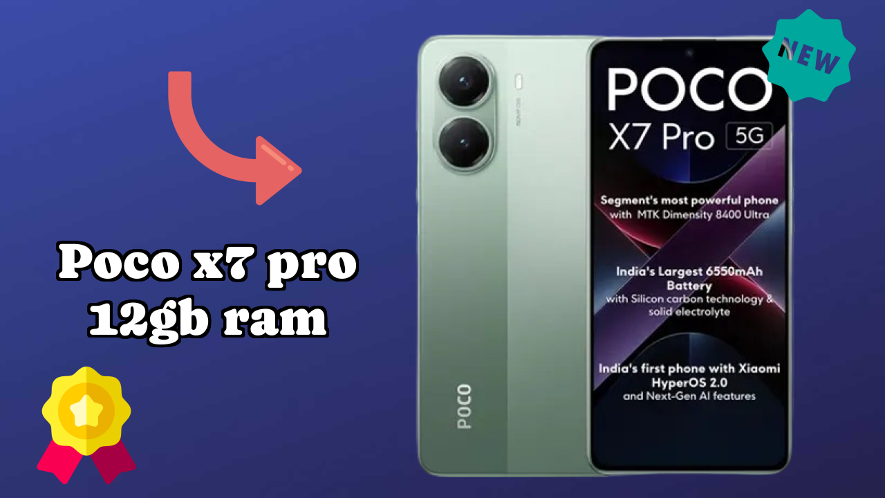 POCO X7 Pro 12GB RAM टेस्ट: क्या 12 GB RAM गेमिंग को अच्छी तरह से हैंडल 