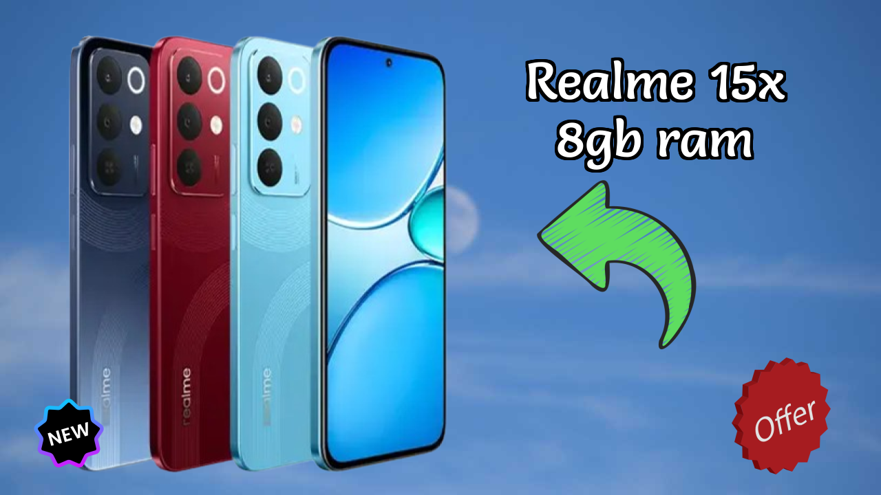 Realme 15x 8GB RAM क़ीमत: ₹17,899 - पूरा  डिस्कसन