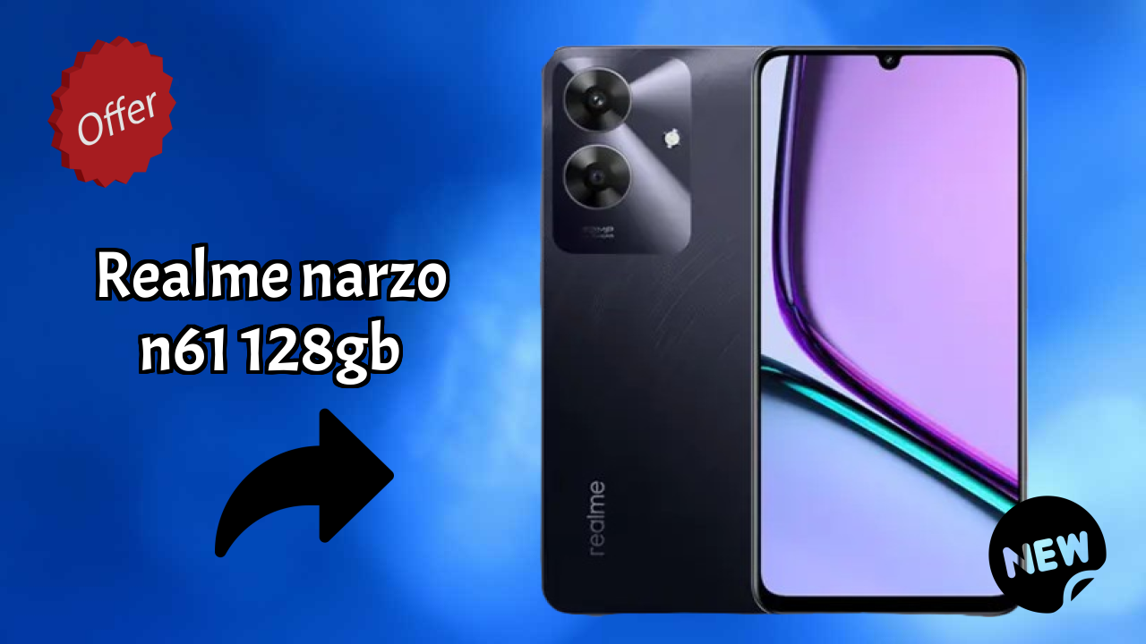 Realme Narzo N61 128GB बैटरी लाइफ: 5000 MAh चार्जिंग स्पीड