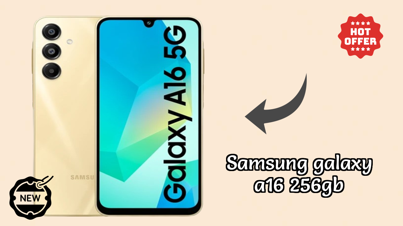 Samsung Galaxy A16 256GB डिस्प्ले  डिस्कसन: 6.7 Inches (17.02 Cm) स्क्रीन