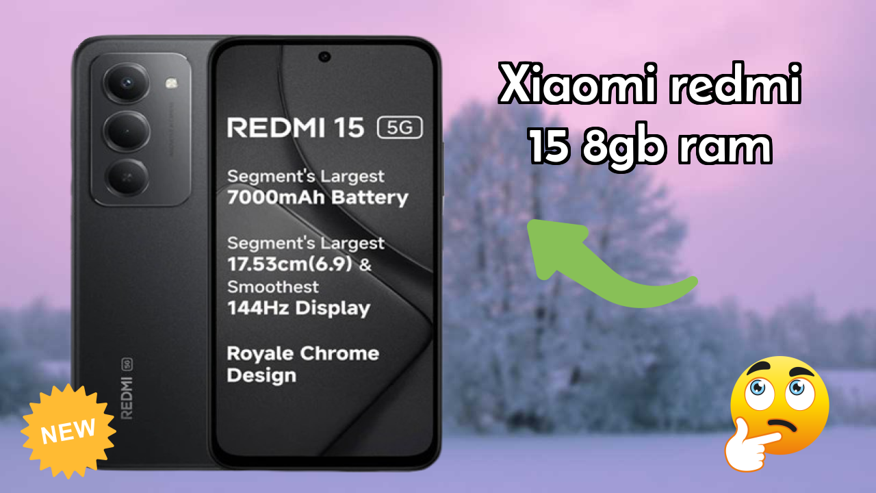 Xiaomi Redmi 15 8GB RAM क़ीमत गिरावट अलर्ट: अब सिर्फ ₹15,998